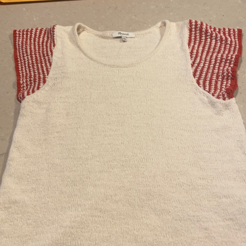 Madwell cap sleeve top